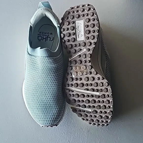 Nearly New Ether Blue Ryka Jumpstart Sneaker Slip ons Size 6 - Picture 5 of 5